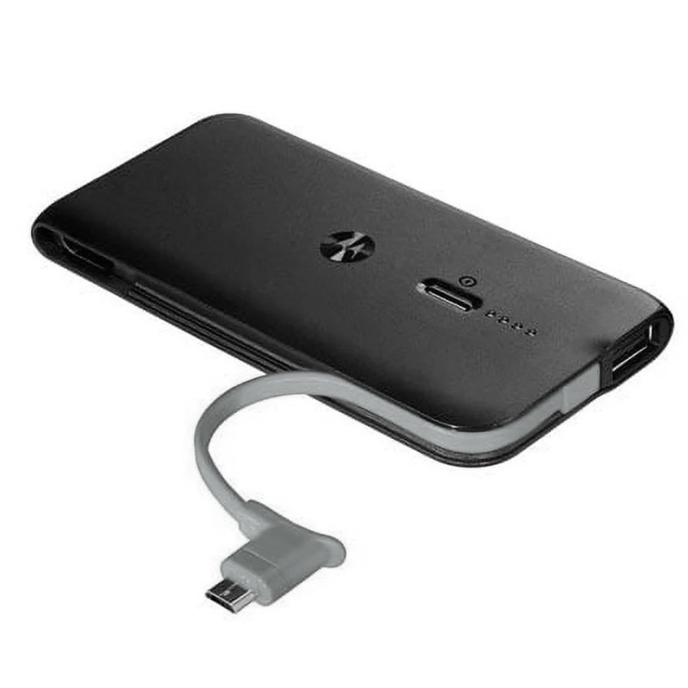 Motorola Portable Charger with Built-in Cable